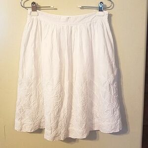 Floreat embroidered skirt
